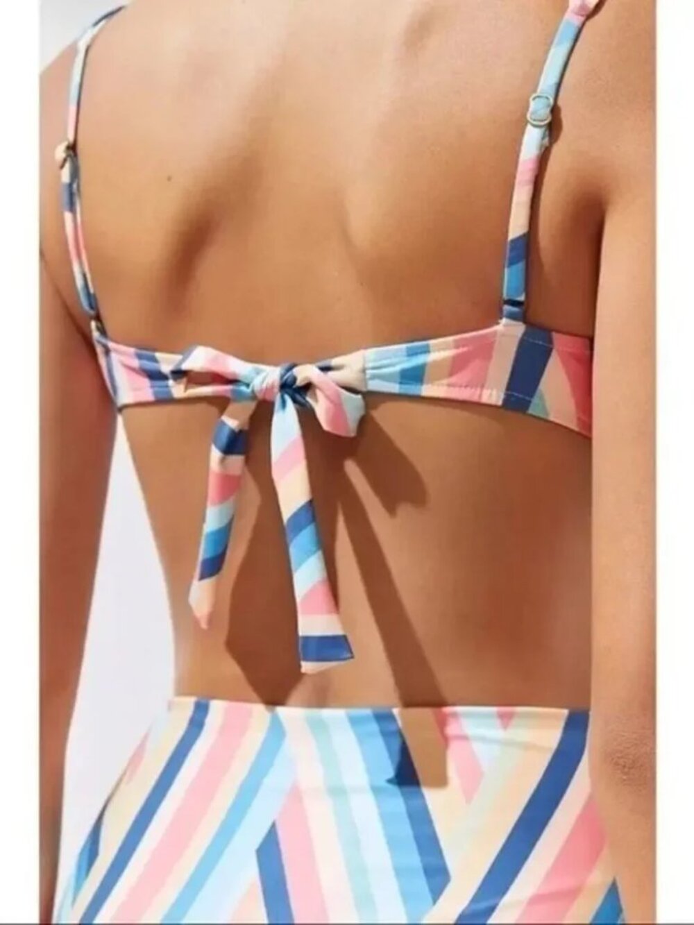 Anthropologie FARM Rio Geometric Bikini Top M - Picture 3 of 4
